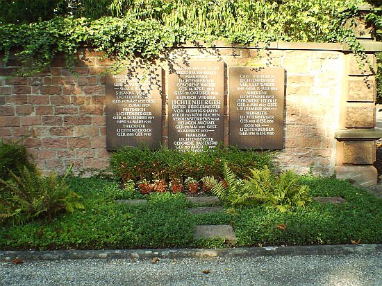 Grabsttte der Familie Lichtenberger