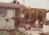 Sommer 1968 mit Papa im Garten